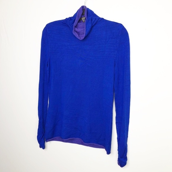 𝅺CUPIO cobalt blue turtleneck sweater - Picture 7 of 8
